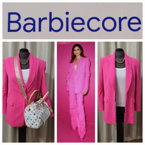 Zara Jackets & Blazers - Zara Hot Pink Blazer - Barbiecore Statement Jacket
